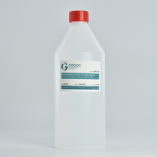 [G969.1000] Perossido di idrogeno 0,3% extra puro (Conservare fresco)