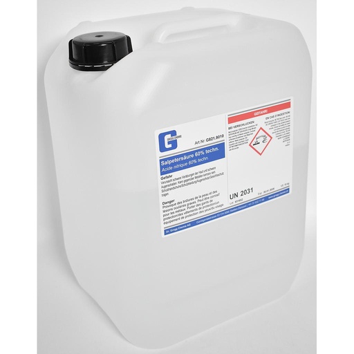 [G821.9010] Acide nitrique 60% techn.