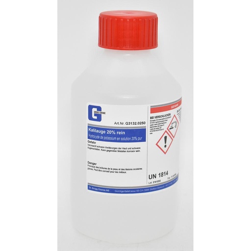 [G3132.0250] Idrossido di potassio 20% puro