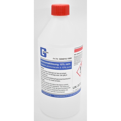 [G04010.1000] Ammonia solution 10% pure