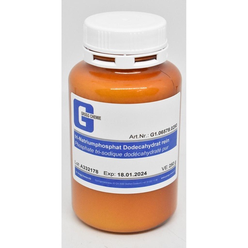 [G1.06578.0250] Phosphate tri-sodique dodécahydraté pur