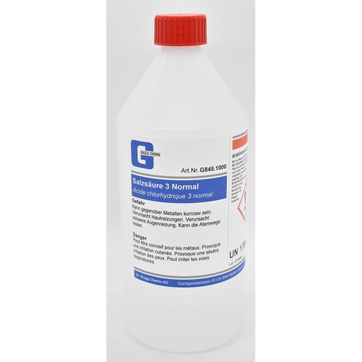 [G845.1000] Acido cloridrico 3 Normale