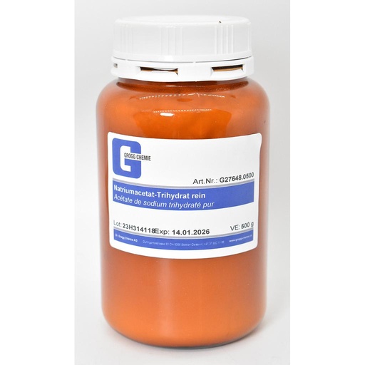 [G27648.0500] Natriumacetat-Trihydrat rein