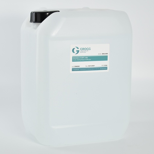 [G842.5000] Acido cloridrico 0,03% puro