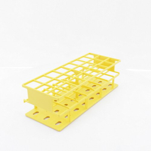 [212-0430] RACK TEST TUBE 30MM-24PL NYLO YELLOW
