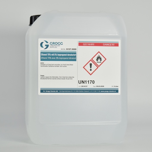 [G127.5000] Ethanol 70% mit 5% Isopropanol denaturiert